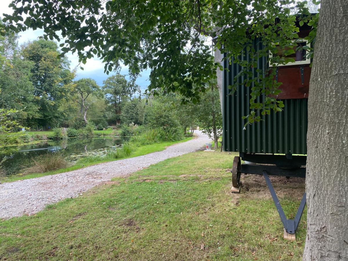 The Shepherd'S Hut - Wild Escapes Wrenbury Off Grid Glamping - Ages 12 And Over Baddiley Exterior photo